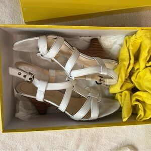 Circa Joan & David White Sandals